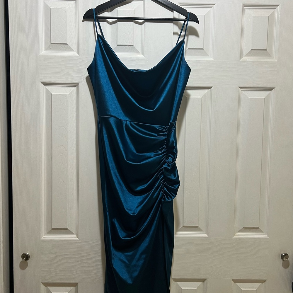 Formal Satin raunch Midi